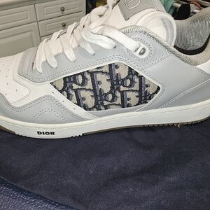 Christian Dior Sneaker M-B27 LT Calf Obl Size 46 Gray
